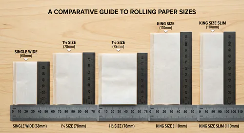 Rolling Paper Sizes: Single Wide vs 1 1/4 vs King Size