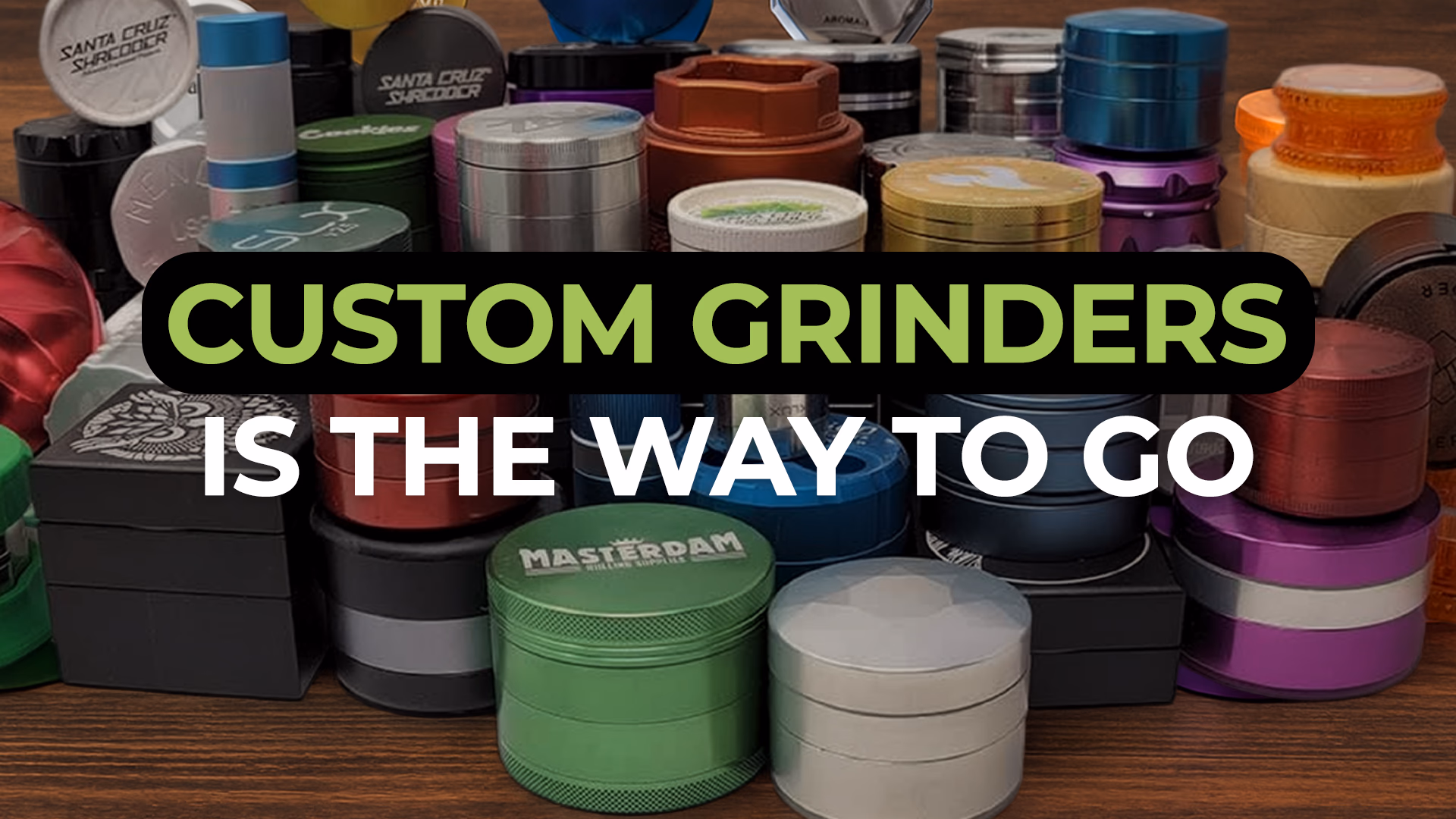 Custom grinder display