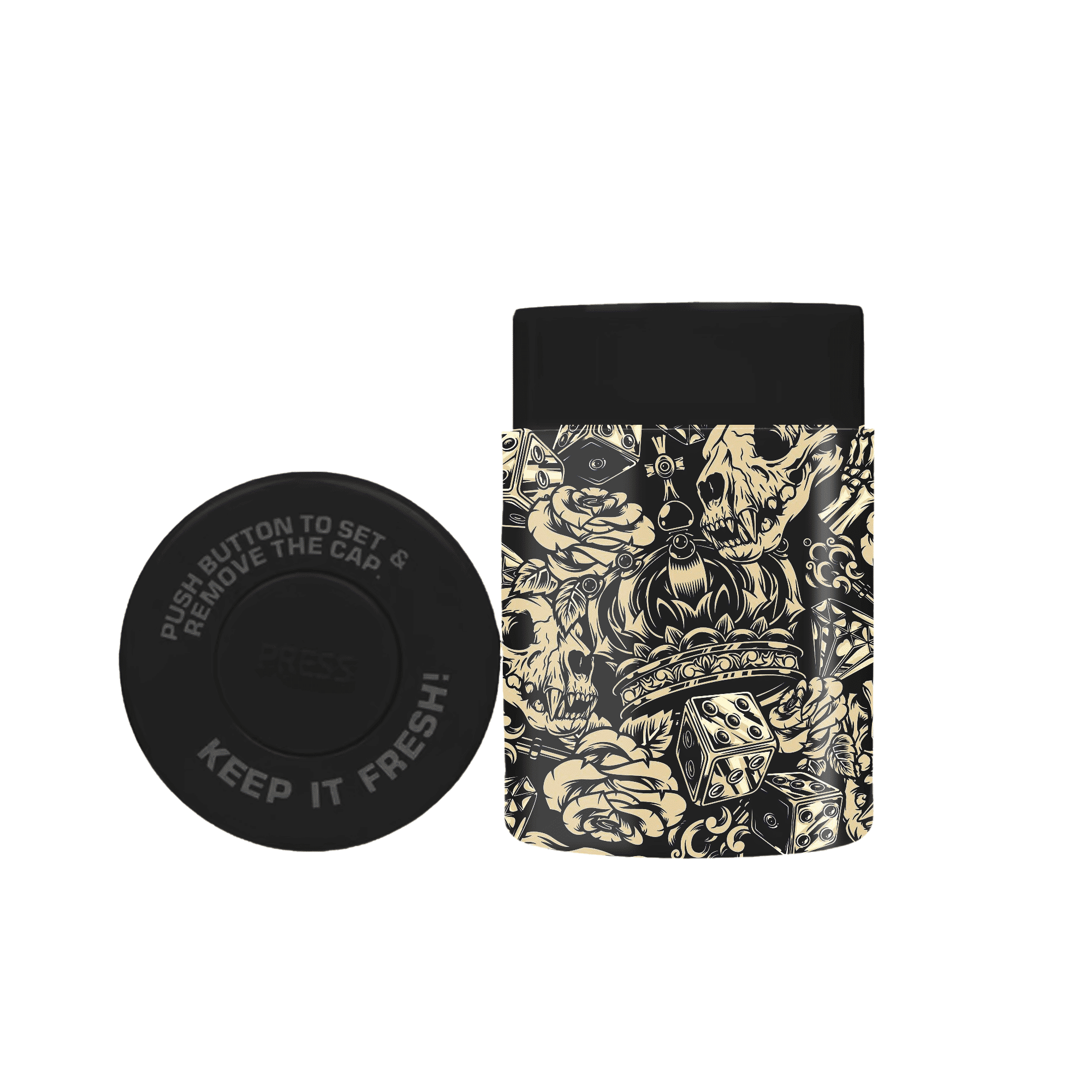 Custom All Print Stash Jar | Airtight & Branded Storage